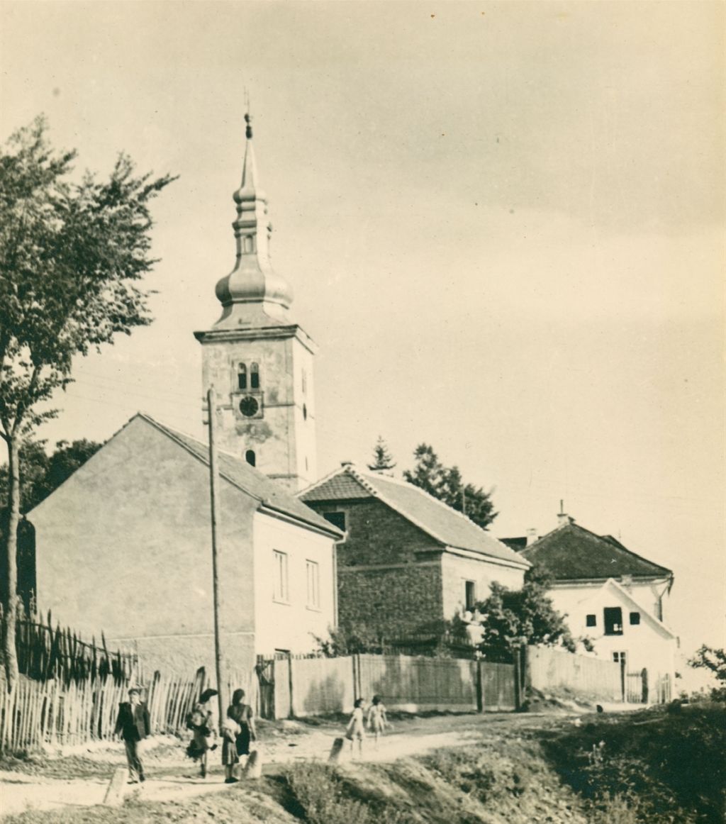 Crkva sv. Barbare 1935. godine (foto Vladimir Horvat)